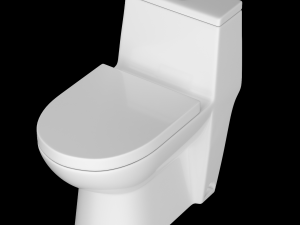 one piece ewc toilet modeled in 3ds max 3D 模型