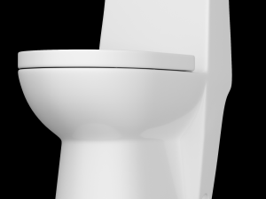one piece ewc toilet modeled in 3ds max 3D 模型