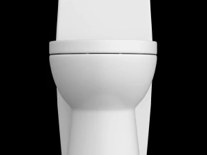 one piece ewc toilet modeled in 3ds max 3D Model