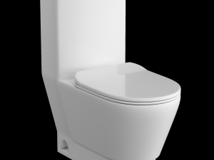 one piece ewc toilet modeled in 3ds max 3D 模型