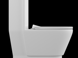 one piece ewc toilet modeled in 3ds max Modello 3D
