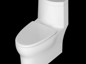 one piece ewc toilet modeled in 3ds max Model 3D