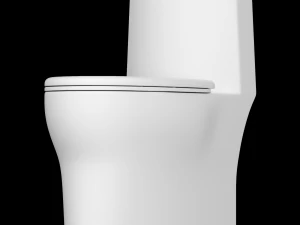 Banheiro ewc de uma pe&ccedil;a modelado em 3ds max Modelo 3D