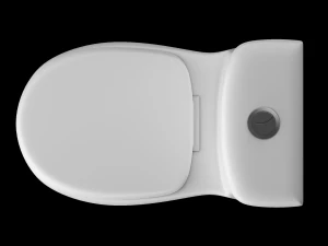 toilettes ewc monobloc mod&eacute;lis&eacute;es en 3ds max Modèle 3D