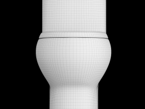 one piece ewc toilet modeled in 3ds max 3D मॉडल