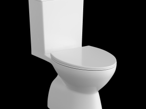 one piece ewc toilet modeled in 3ds max 3D Model