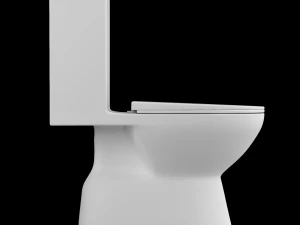 one piece ewc toilet modeled in 3ds max 3D Model