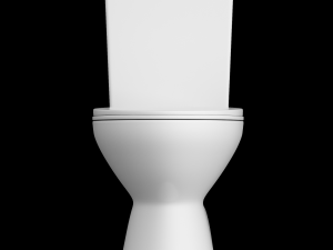 one piece ewc toilet modeled in 3ds max Modelo 3D