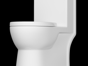 one piece ewc toilet modeled in 3ds max 3D-Modell
