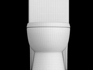 one piece ewc toilet modeled in 3ds max 3D-Modell