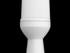 one piece ewc toilet modeled in 3ds max 3D Model