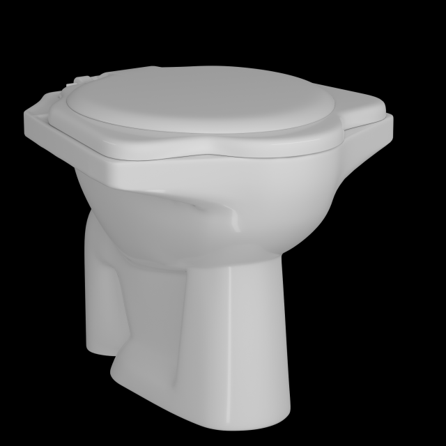 anglo p pan toilet modeled in 3ds max 3D Model .c4d .max .obj .3ds .fbx .stl .blend