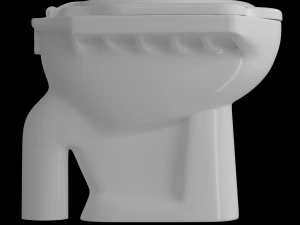 toaleta anglo p pan modelowana w 3ds max Model 3D