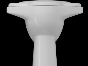 toaleta anglo p pan modelowana w 3ds max Model 3D