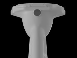 anglo p pan toilet modeled in 3ds max 3D Model