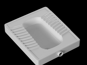 aotc pan toilet modeled in 3ds max Modelo 3D