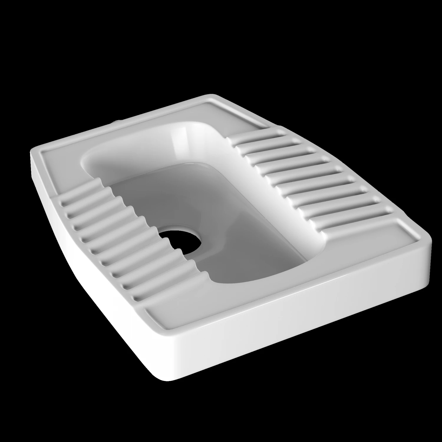 eastern pan toilet modeled in 3ds max 3D Model .c4d .max .obj .3ds .fbx .stl .blend 