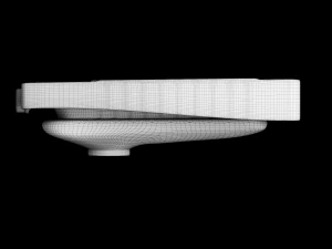 eastern pan toilet modeled in 3ds max 3D Model