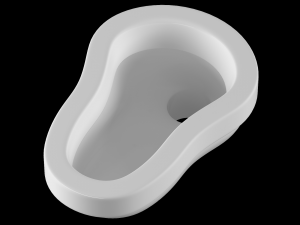 indian pan toilet modeled in 3ds max 3D Model