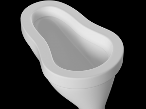 indian pan toilet modeled in 3ds max 3D Model