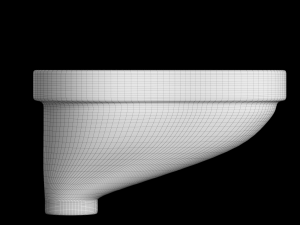 indian pan toilet modeled in 3ds max 3D Model