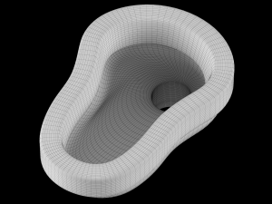 indian pan toilet modeled in 3ds max 3D Model