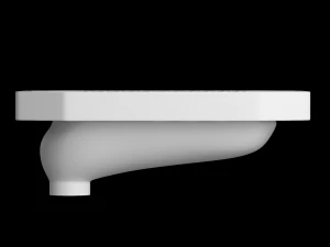 middelgroot toilet gemodelleerd in 3ds max 3D Model