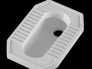 middelgroot toilet gemodelleerd in 3ds max 3D Model