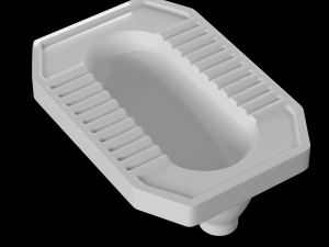 medium pan toilet modeled in 3ds max 3D 모델