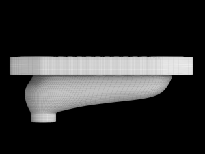 medium pan toilet modeled in 3ds max 3D 모델