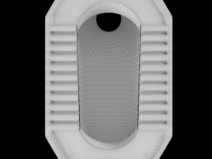 medium pan toilet modeled in 3ds max 3D 모델