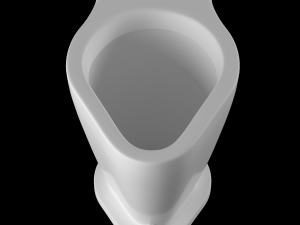 railway pan toilet modeled in 3ds max Modelo 3D