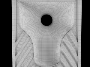 турецький унітаз, змодельований у 3ds max 3D Модель