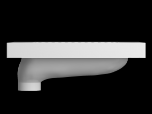 orissa pan toilet modeled in 3ds max Modelo 3D