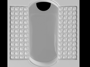 orissa pan toilet modeled in 3ds max Modelo 3D