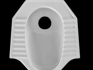 chinese pan toilet modeled in 3ds max 3D Модель