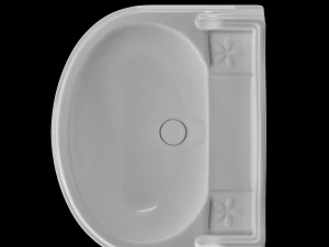 pedestal wash basin modeled in 3ds max 3D Model