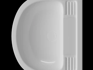pedestal wash basin modeled in 3ds max 3D Model