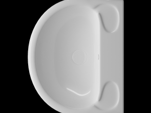 pedestal wash basin modeled in 3ds max 3D Model