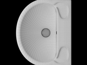 pedestal wash basin modeled in 3ds max 3D Model
