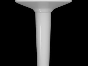 pedestal wash basin modeled in 3ds max Modèle 3D