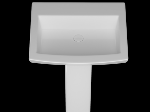 pedestal wash basin modeled in 3ds max 3D Модель