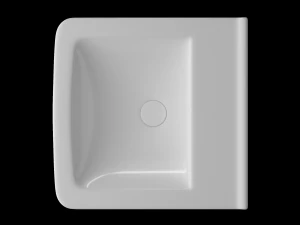 pedestal wash basin modeled in 3ds max 3D Model