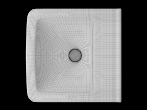 pedestal wash basin modeled in 3ds max 3D Модель