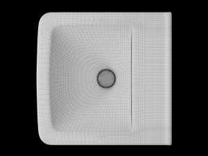 pedestal wash basin modeled in 3ds max 3D Model