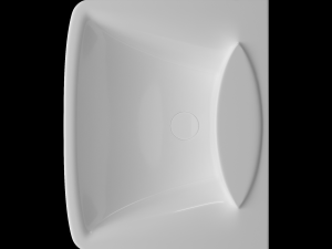 pedestal wash basin modeled in 3ds max 3D मॉडल