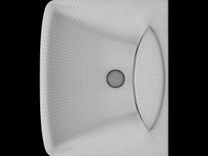 pedestal wash basin modeled in 3ds max 3D मॉडल