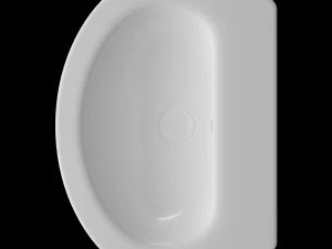 pedestal half round wash basin modeled in 3ds max 3D Model