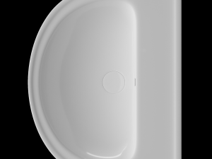 pedestal half round wash basin modeled in 3ds max 3Dモデル
