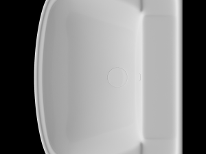pedestal rectangle wash basin modeled in 3ds max Modelo 3D
